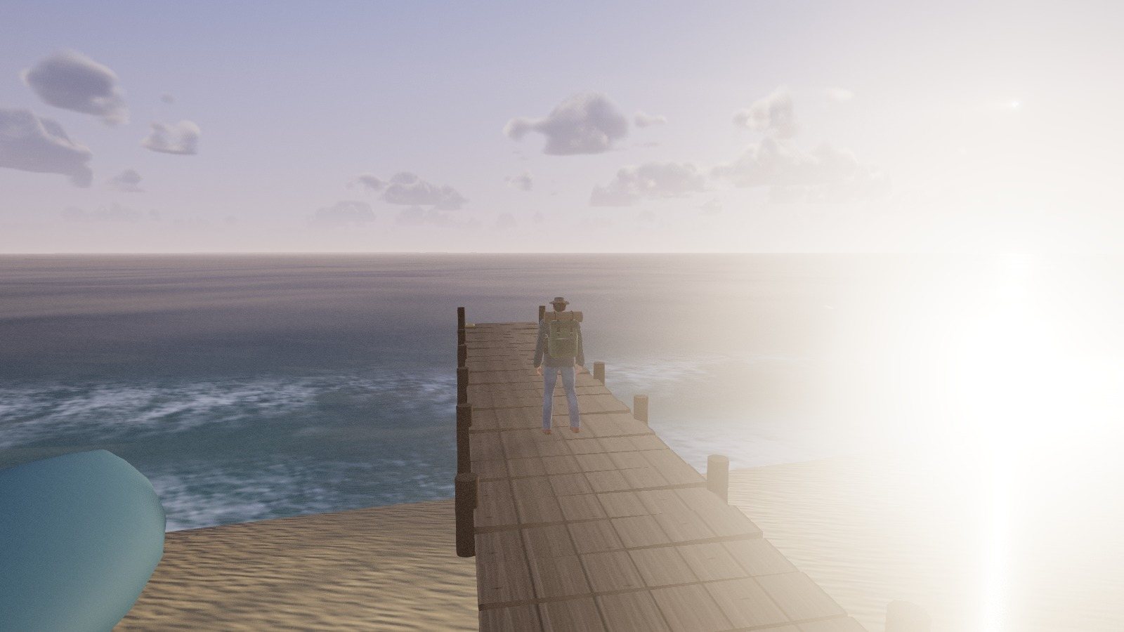 American Survivalist: Sunrise on the Harbor Fisherman's dock at Cape Harbor