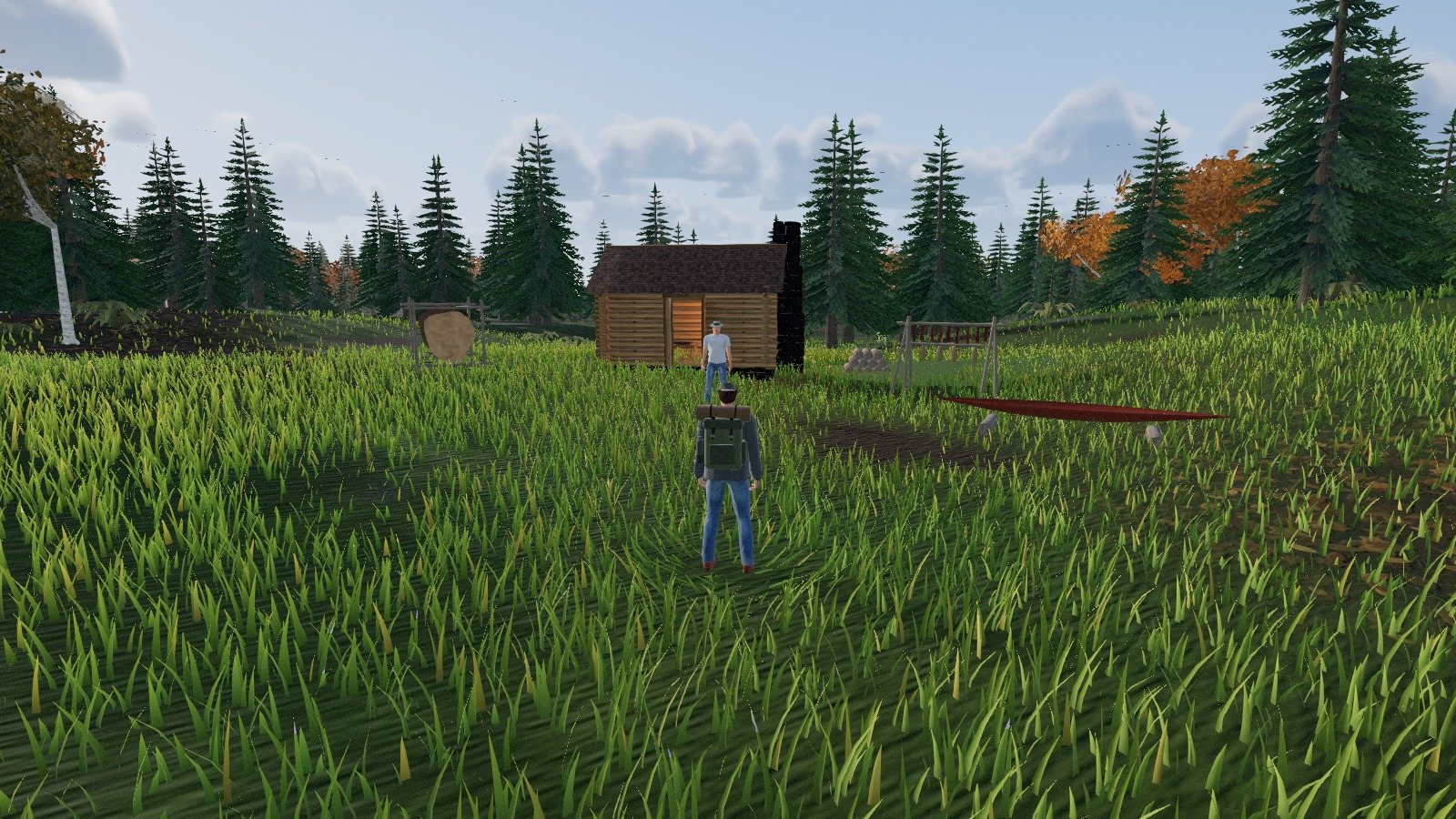 American Survivalist: The Old Trapper's cabin at the Trapper's Post
