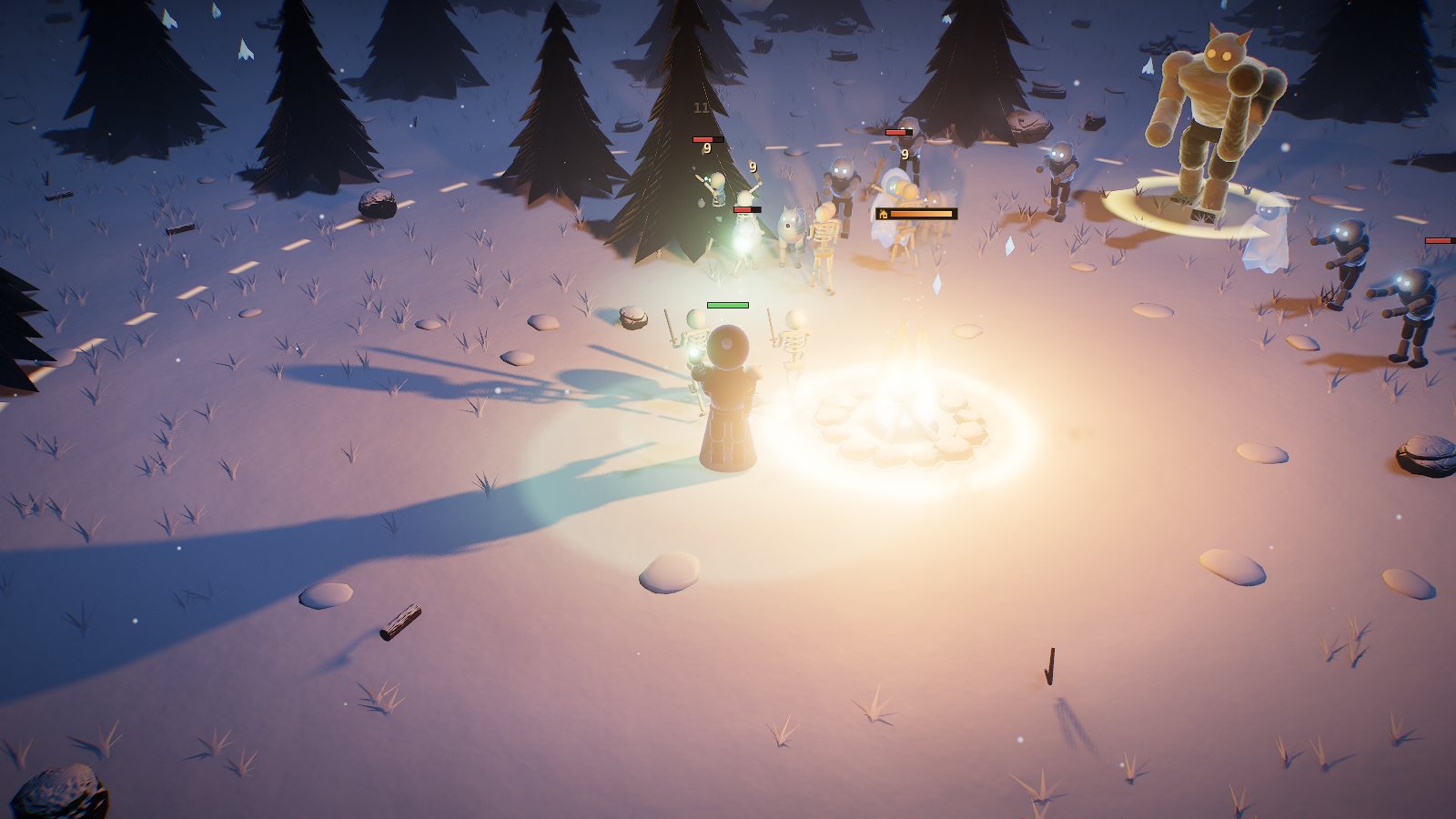 Last Ember: Snow on Frostfall, and an elite brute coming in