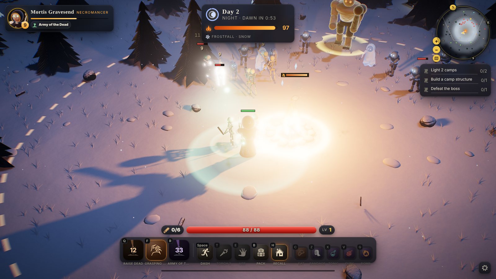 Last Ember: Frostfall: a Necromancer and the Army of the Dead